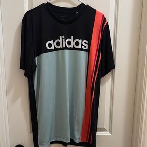 Men's Adidas Color Block Tee size XL Lightweight